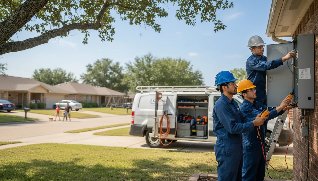 Certified electrician providing emergency electrical services in Crapo, MD